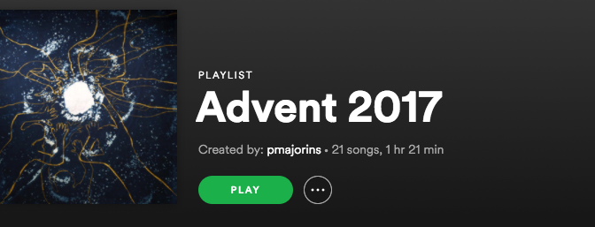 Advent 2017 Spotify Playlist