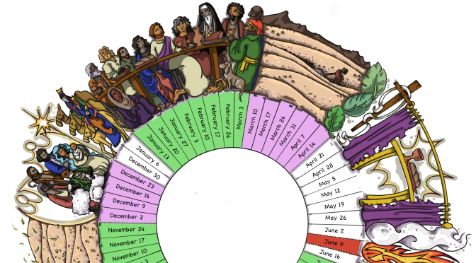 Free 2018/2019 (Year C) One-Page Liturgical Calendar